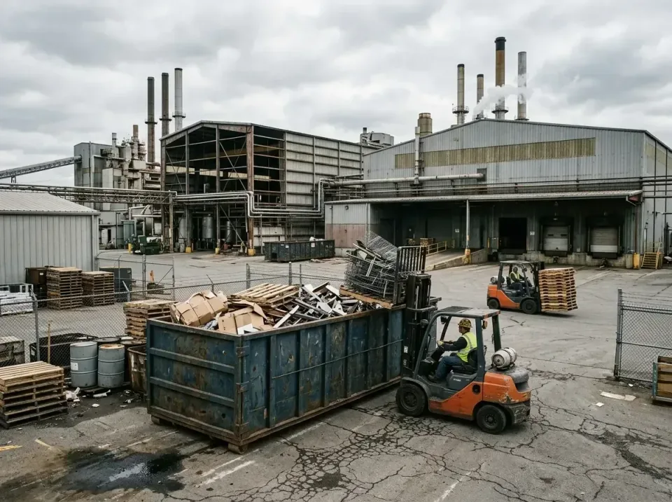industrial-factory-scrap-conta-003 — frequently asked questions, Cheap Roll-off Dumpster Rentals in Lansing, IL